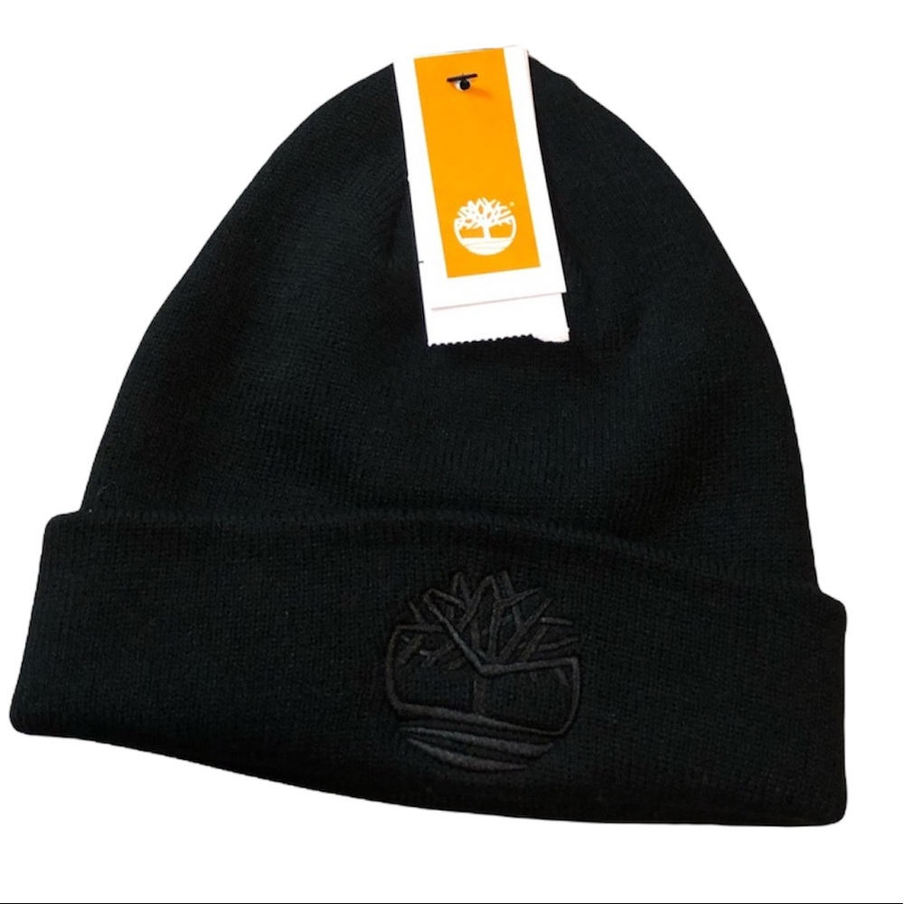 🆕 Timberland Large Logo Knit Hat